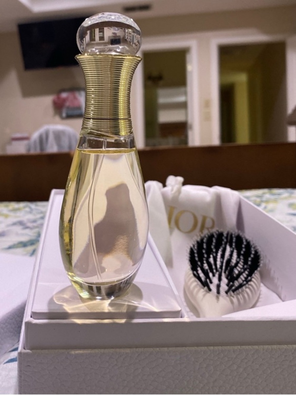 Dior J’adore Hair Mist with Hair Brush Set-NIB - Picture 7 of 12